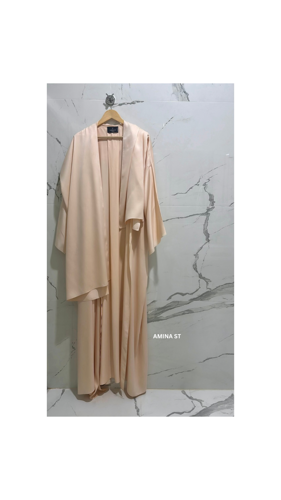 Pure Silk Abaya with attached Hijab. Prayer Abaya for Home Practice